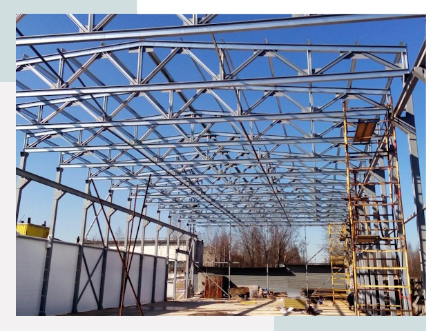 Строительство цехов в Иваново от 620 руб. под ключ