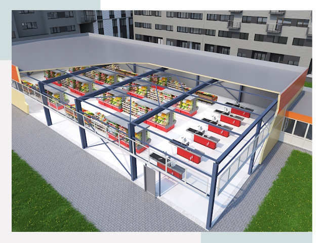 Строительство магазинов в Иваново от 620 руб. за м²