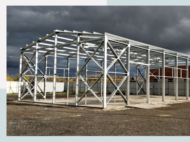 Двускатные ангары в Иваново от 620 руб. за квадрат