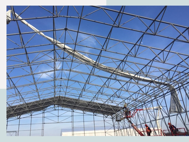 Шатровые ангары от 620 руб. в Иваново и Ивановской области