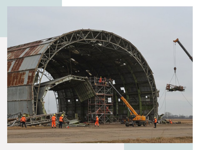 Демонтаж ангаров в Иваново